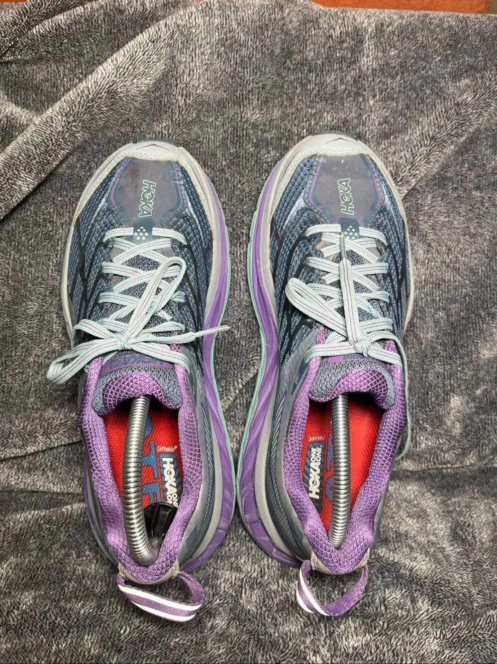 ⁠Hoka One One Stinson ATR 4 Trail Running Shoes Women's 8.5 Tradewinds Purple⁠